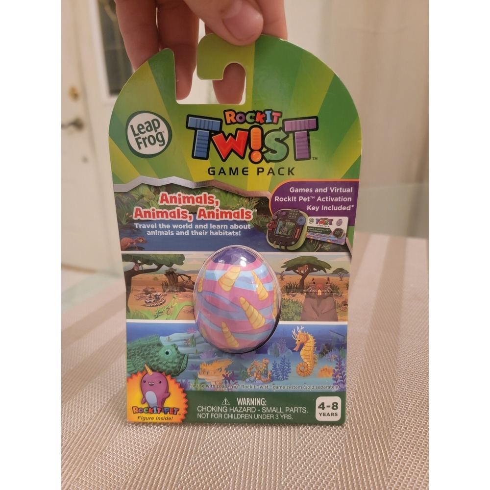 LeapFrog RockIt Twist Game Pack Animals, Animals, Animals *NEW/SEALED*